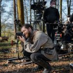 Behind the scenes photo of Richard Rankin in Outlander Season 6